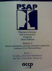 E.b.o.o.k Pharmacotherapy Self Assessment Program: Research, Biostatistics, and Drug Information Applications; Z.I.P