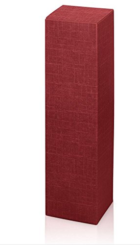 Pack of 10 Wine Boxes, Wine Packaging, Bottle Box Fineline Bordeaux Folding Box for One Bottle of Wine/Champagne (Bordeaux)