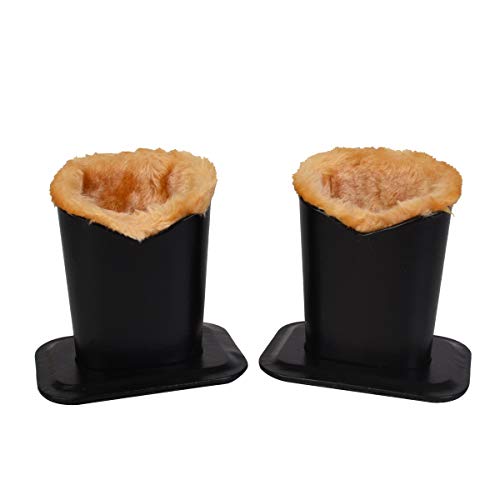 Bleiou 2 Pack Eyeglasses Holder Stand Case Soft Plush Lined Protective Eyeglasses Stand (Black) - Thumbnail 6