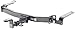 CURT 113193 Class 1 Trailer Hitch with Ball Mount, 1-1/4-In Receiver, Fits Select Ford Focus