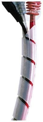 Spiral Cable Wrap, 6-60 mm, natural colour, 10 m, transparent, 6-60mm