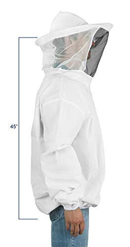 Bee Keeper Outfit Beekeeper Costume Beekeeping Jacket Clothing Men Women Bee Keeping Suit Pull Over Suit Coat Outfit Body Bee Protective Gear Beekeeping Suit Bee Jacket Fencing Veil Smock Hood