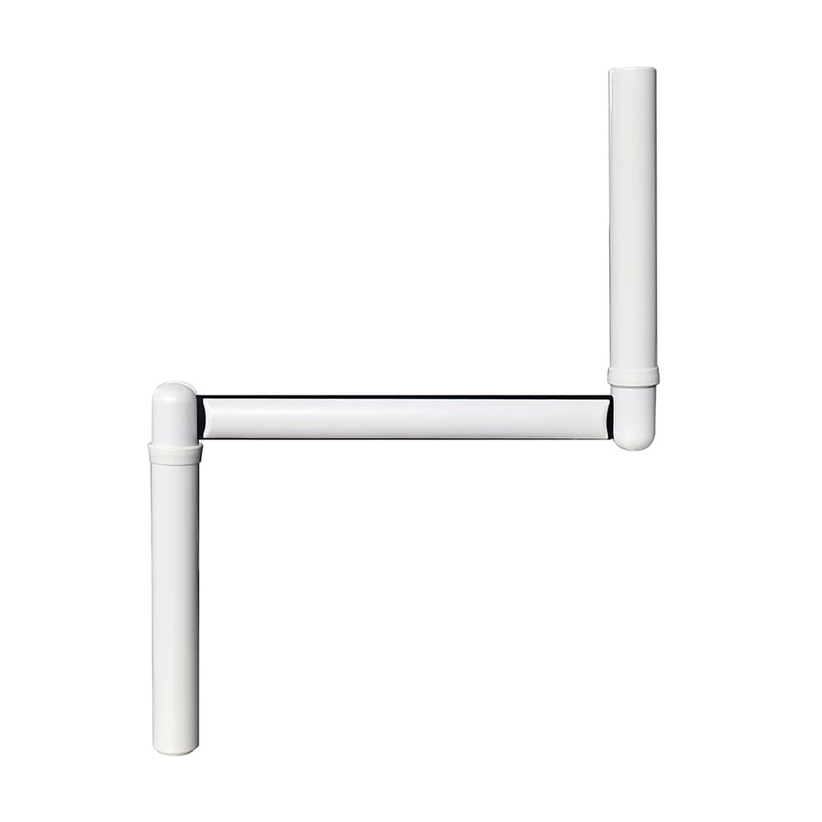 Crank Handle 12 mm White for Blind and Roller Shutter – Crank Arm – Pin Supplied – Mechanism for Round Rod for Manual and Motorised Roller Shutter – Made in France