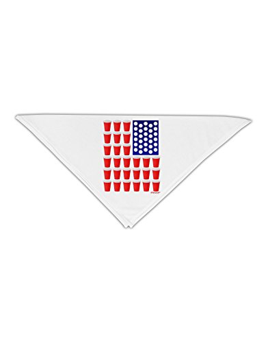 TooLoud Beer Pong Flag Adult 19" Square Bandana