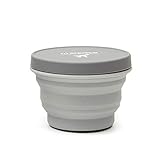 Multicolored-life Collapsible Bowl with Lid for Camping Hiking Travel Office Homes,Silicone Bowl with Lid BPA Free Food-Grade, Space-Saving,for Backpacking Handbag Duitcases