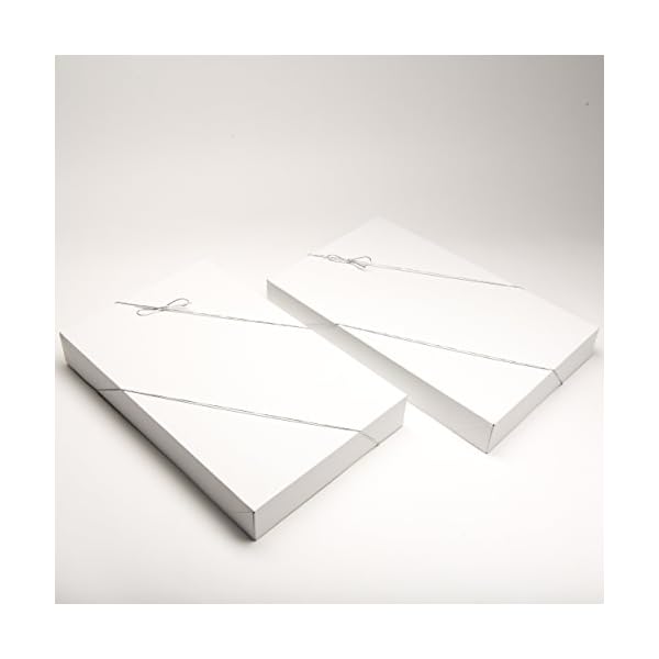 MPFY- White Shirt Gift Wrap Boxes with Tissue Paper and Wrapping Band,10 Pack, White, 15”x9.5"x2", Gift Box, Gift Boxes with Lids, Gift Boxes for Presents, White Box, Box for Gift, Wedding Gift Box - Image 8