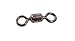 SPRO Power Swivel-Pack of 50 (Black, Size 8)