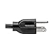 Tripp Lite Standard Computer Power Cord 10A,18AWG (NEMA 5-15P to IEC-320-C13) 20-ft.(P006-020) Black