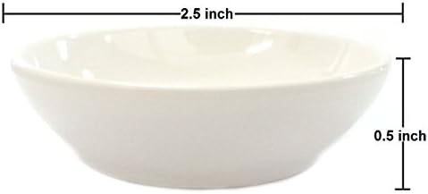 Melamine Soy Sauce Dish 2.5 Inch (12 Pack)
