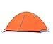 Techcell 2 Person Tent Camping Tent Double Layer Waterproof Tent Backpacking Tents for Camping Hiking Traveling (Orange)