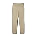 French Toast Boys' Adjustable Waist Relaxed Fit Pant (Standard & Husky), Khaki Beige, 8