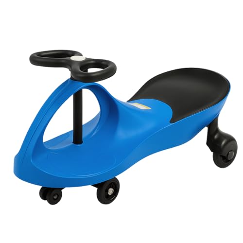 Carrinho Gira Gira Infantil Twist Rolimã, Movimento por Balanço do Volante, Suporta até 70 kg (Azul/Preto)