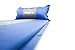 Inflatable Air Sleeping Pad with Built-in Pillow, Lightweight, Waterproof Fabric, Compact and Comfortable, Quick Flow Valve, Thick Outer Skin, Superior Sleeping Pad, for Camping, Hiking, Backpacking
