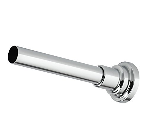 Cascading Steps in Polished Chrome, Shower Curtain or Window Drapery Tension Rod by AMG, 42" to 72"