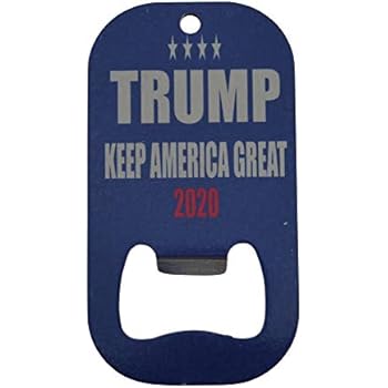 Donald Trump Bottle Opener Heavy Duty Stainless Steel Keep America Great Maga Blue