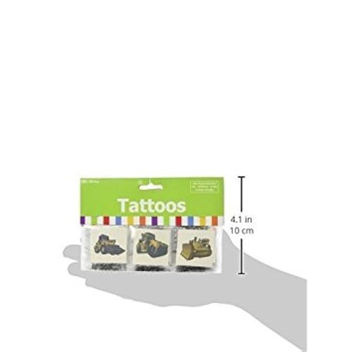 Construction Zone Tattoos (72 Pack) Temporary Tattoo collection of cool unique weird amazon gift items