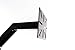 ALEKO LM107 Universal Mounting Post Gate Entry Gooseneck Curb Type Keypad Stand 51 Inches Tall Black