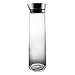 Hiware Glass Water Carafe with 18/10 Stainless Steel Lid Heat Resistent Glass Pitcher For Hot/Cold Water and Juice Beverage Decanting and Serving Wine, 40 Oz