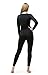 Tesla BU-WHS200-BLK_Large Blank Women's Top & Bottom Set w Microfiber WHS200