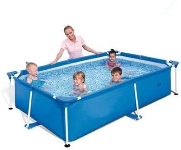 Hajksds Aufblasbares Pool Swimmingpool Rechteckige Aufblasbare Der Familien Pool Garten Kinder Pool Pool Party Faltbare Badewanne 259 170 61cm Amazon De Garten
