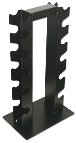 Deltech Fitness 6 Pair Vertical Dumbbell Rack