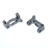 GPM Racing Caster Block Set for 1:18 Associated 18B2 + Other AE Models, Grey