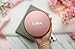 LUNA London LED Lighted Compact Makeup Mirror | 1x/7x Magnifying, Illuminated, Portable, Folding | Perfect for Handbag, Pocket & Travel Beauty Needs | Matte Rose Gold
