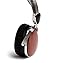 Symphonized Wraith Premium Genuine Wood On-Ear Headphones with in-Line Microphone, Tangle-Free Noise-Isolating Wired Stereo Earphones with Spare Replacement Cable Included (Cherry Finish)