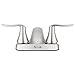 Dura Faucet DF-PL700LH-SN RV Bathroom Faucet with Winged Levers (Satin Nickel)