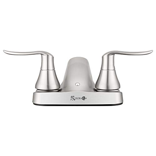 Dura Faucet (DF-PL700LH-SN RV Bathroom Faucet with Winged Levers (Satin Nickel)