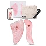 HanaEmi Gua Sha Facial Tools - Rose Quartz Gua Sha