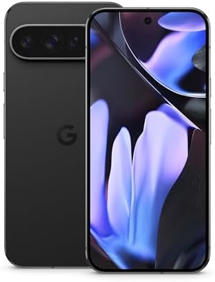 Google Pixel 9 Pro XL - Unlocked Android Smartphone with Gemini, Triple Rear Camera System, 24-Hour Battery, and 6.8" Super Actua Display - Obsidian - 128 GB