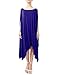 NE PEOPLE Womens Wide Round Neck Poncho Kaftan Maxi Handkerchief Hem Dress S-3XL