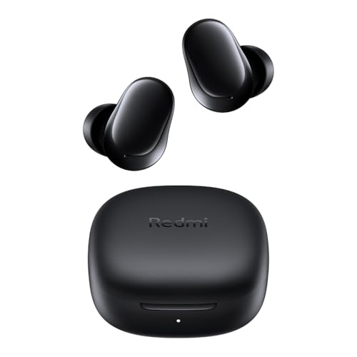 Redmi Buds 6 Play–Auricolari wireless Bluetooth in-orecchia, riduzione rumore AI, durata della batteria fino a 7.5h+36h,10minuti di carica per 3h di musica, Bluetooth 5.4, Google Fast Pair-nero