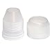 DecoBaker Coupler for Russian Piping Tips | Set of 6 | For Large Size Icing Nozzles | Single Color Couplers for Piping Bags | Food-Safe & BPA-Free | Easily Swap & Attach Tips for Cake Decorating