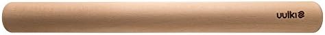 Uulki® Grand Rouleau à Pâtisserie Écologique en Bois 45 cm – Écologique en Hêtre Non Traité Artisanat traditionnel d'Europe (45 cm)