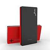 Elivebuy iMiX-2nd Gen 10000mAh 2-Port w/Smart IC Portable Charger External Battery Pack Power Bank for iPhone 6 / 6 Plus, iPad Air 2 / mini 3, Galaxy S6 / S6 Edge,Moto X and More (Black+Red)