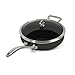 Chantal Copper Fusion 11-Inch Covered Saute Skillet, Onyx