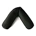 Squishy Deluxe Microbead Body Pillow with Silky Removable Cover, Extremely Huggable, Full Body Support, Keeps Spine in Proper Alignment, Doubles As a Pregnancy & Nursing Pillow, 47 X 7” (Black)