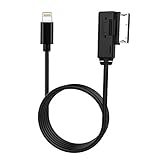 Car Audio Music Interface Adapter Compatible for iPXs Xs Max XR X 8 7 7 Plus for Selected Mercedes Benz MB Models(only Audio)