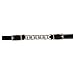 Weaver Leather Brahma Webb Flat Link Chain Curb Strap Black, 4-1/2
