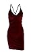 Zyyfly Doramode Women Sexy Club Dress Sleeveless Backless Velvet Mini Clothes Body Tight Dresses