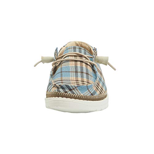 Hey Dude Women's Wendy Tartan Azur, Size 7 | Pricepulse
