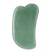 Domika Gua Sha Scraping Massage Tool,4pcs Handmade Green Aventurine Jade Stone Guasha Board Traditional Scraper Tools for SPA Acupuncture, Therapy Massage Stones
