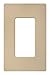 Lutron Claro 1 Gang Decorator Wallplate, SC-1-DS, Desert Stone