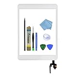 Zentop White iPad Mini 3 A1599 A1600 Touch Screen Digitizer Replacement 7.9 Inch Glass Panel with IC Chip,Home Button and Repair Tool Kit