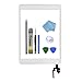 Zentop White iPad Mini 3 A1599 A1600 Touch Screen Digitizer Replacement 7.9 Inch Glass Panel with IC Chip,Home Button and Repair Tool Kit