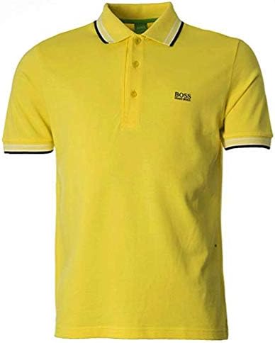 hugo boss polo yellow