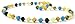 BoutiqueAmber Unpolished Baltic Amber Teething Necklace Made with Aquamarine Beads - Size 12.5 inches (32 cm) - Raw Multicolor Baltic Amber Beads (12.5 inches, Raw Multi/Aquamarine)