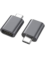 nonda USB C to USB Adapter(2 Pack), USB-C to USB 3.0 Adapter, USB Type-C to USB, Thunderbolt 4/3 to USB Female Adapter OTG for MacBook Pro2021, MacBook Air 2020, iPad Pro 2021, and More Type-C Devices